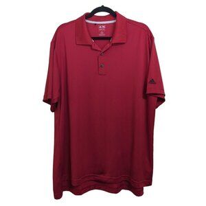 Adidas Men's Red Climacool golf shirt Size XL